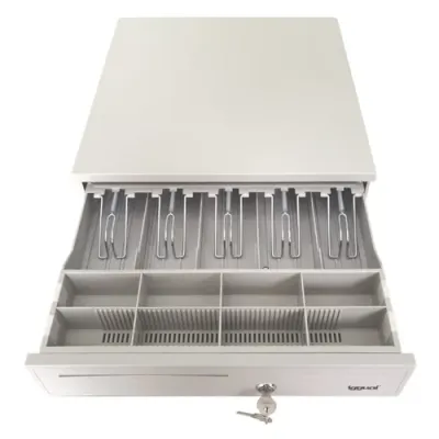 Iggual IRON-50W Cajón Portamonedas 42cm 5+8 Blanco