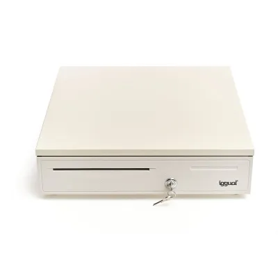 Iggual IRON-50W Cajón Portamonedas 42cm 5+8 Blanco