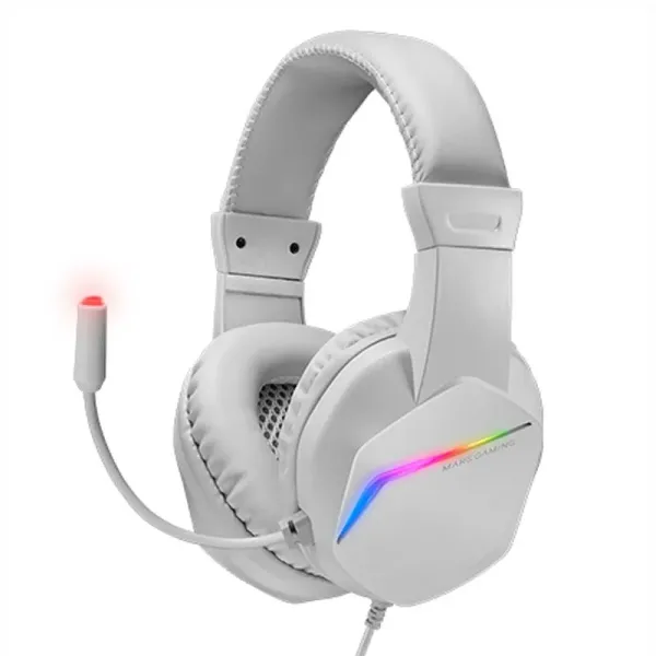 Mars Gaming MH122 Auriculares Gaming FRGB Blancos 
