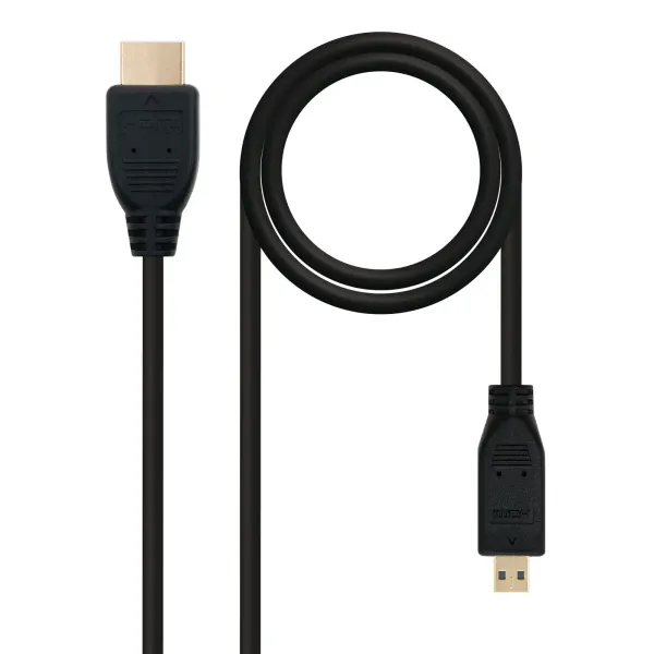 Nanocable Cable Micro HDMI a HDMI Alta Velocidad Macho/Macho 1.8m