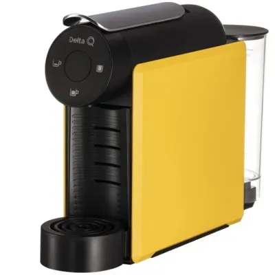 Delta Mini Qool Cafetera de Cápsulas Delta Q Amarilla Delta Mini Qool Cafetera de Cápsulas Delta Q Amarilla