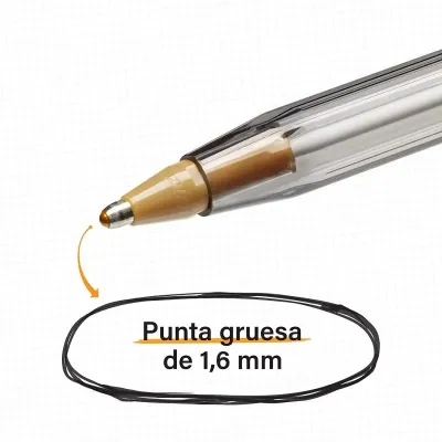 Bic Cristal Fun Caja de Bolígrafos Tinta de Aceite 20 Unidades