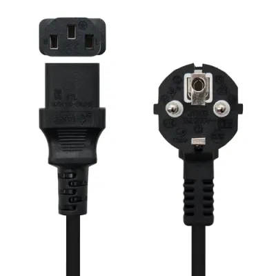Nanocable Cable Alimentación CPU CEE7/M-C13/H 2m Negro