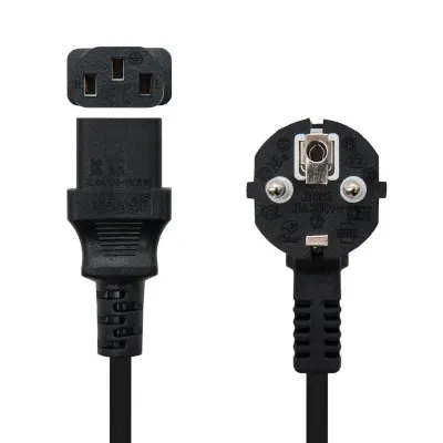 Nanocable Cable Alimentación CPU CEE7/M-C13/H 2m Negro