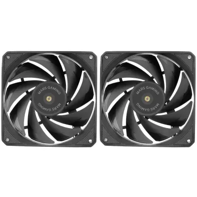 Mars Gaming MF-NCLX2 Kit 2 Ventiladores Ultrasilenciosos FDB