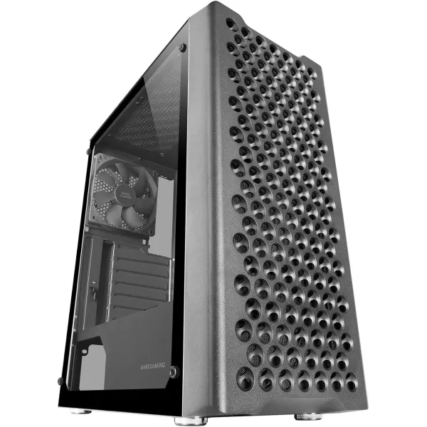 Mars Gaming MC-iPRO Caja Profesional ATX Rejilla Frontal 3D Cristal Templado Ventilador FDB Negro