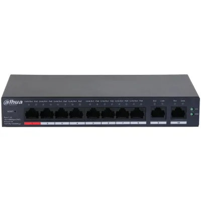 Dahua DH-CS4010-8ET-110 Switch Cloud con 8 Puertos PoE Negro Dahua DH-CS4010-8ET-110 Switch Cloud con 8 Puertos PoE Negro