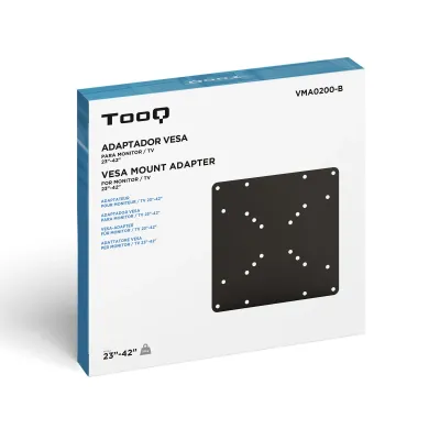 TooQ VMA0200-B Adaptador Vesa 200x200 para Pantallas 23"-42" TooQ VMA0200-B Adaptador Vesa 200x200 para Pantallas 23"-42"