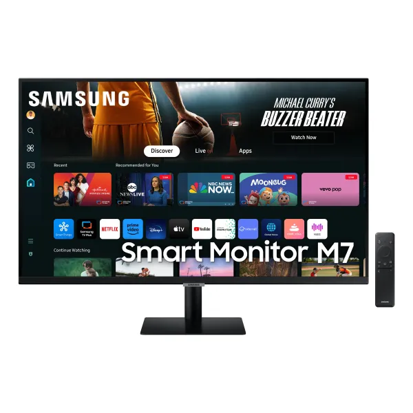 Monitor Samsung Smart Monitor M7 LS32DM700UUXEN 32" LED VA UltraHD 4K USB-C