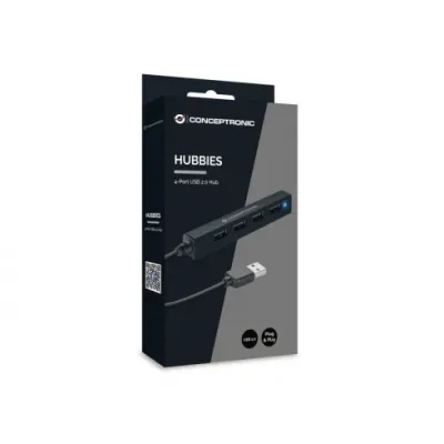Conceptronic Hubbies Concentrador USB 2.0 de 4x Puertos Conceptronic Hubbies Concentrador USB 2.0 de 4x Puertos