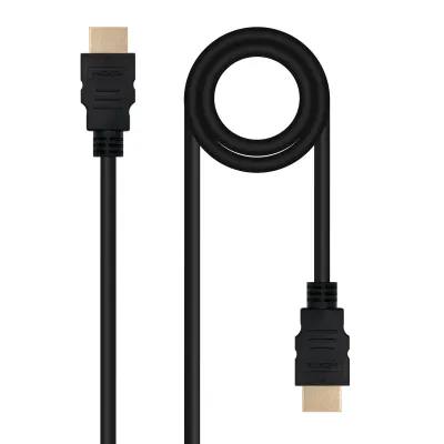 Nanocable Cable HDMI V2.0 4K 60Hz 18Gbps Macho/Macho 2m Negro Nanocable Cable HDMI V2.0 4K 60Hz 18Gbps Macho/Macho 2m Negro
