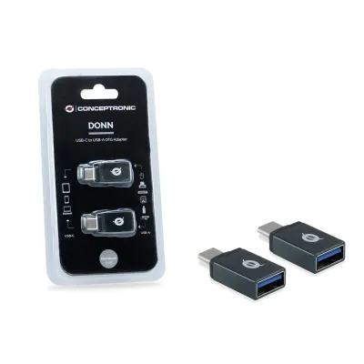 Conceptronic Donn Adaptador USB-C OTG a USB-A 2x Unidades