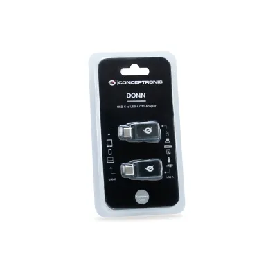 Conceptronic Donn Adaptador USB-C OTG a USB-A 2x Unidades