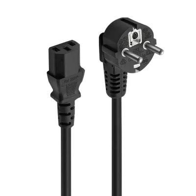 Ewent Cable de Alimentación IEC320 a C13 Macho/Hembra 1.8m Negro