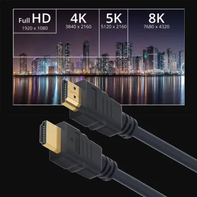Ewent cable hdmi 2.1 8k, ethernet 1m
