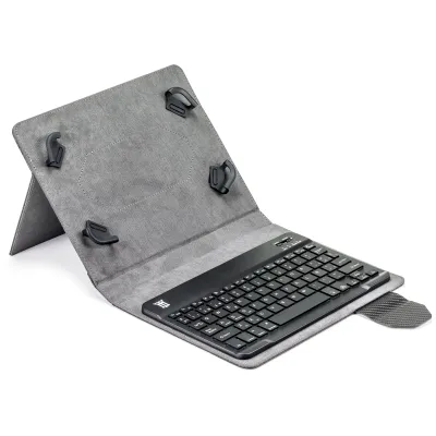 Maillon City Funda Negra con Teclado Retroiluminado Bluetooth