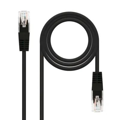 Nanocable Cable de Red RJ-45 UTP AWG24 Cat.6 1m Negro Nanocable Cable de Red RJ-45 UTP AWG24 Cat.6 1m Negro