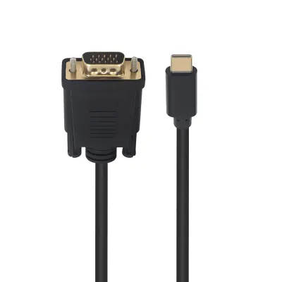 Ewent EC1052 adaptador de cable de vídeo 1,8 m USB Tipo C VGA