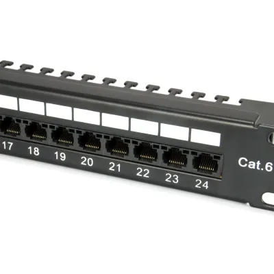 Equip Panel de Parcheo 24 Puertos Cat 6 sin Blindaje Equip Panel de Parcheo 24 Puertos Cat 6 sin Blindaje