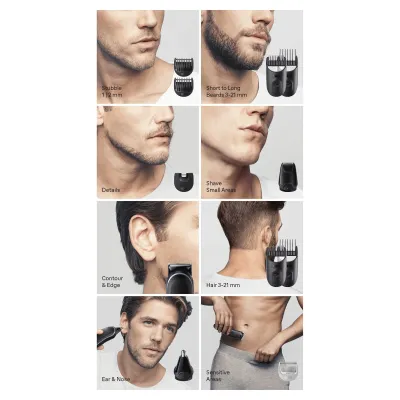 Recortadora 9 en 1 Braun Series 5 MGK 5411/ con Batería/ 7 Recortadora 9 en 1 Braun Series 5 MGK 5411/ con Batería/ 7