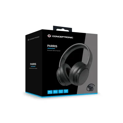 Conceptronic PARRIS03B Auriculares Inalámbricos Negros Conceptronic PARRIS03B Auriculares Inalámbricos Negros