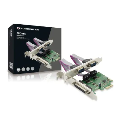 Conceptronic Tarjeta PCI Express 1x Puerto Paralelo + 2x Pueros