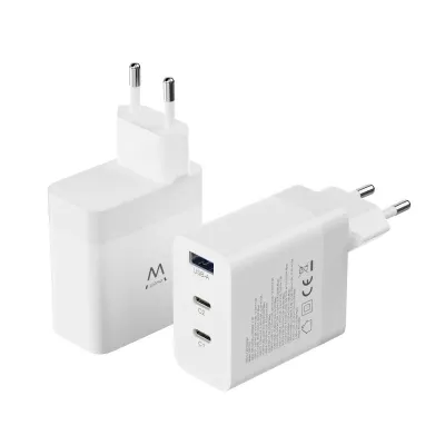 Ewent EW1323 Cargador de Pared USB-C/USB-A Quick Charge 3.0 65W