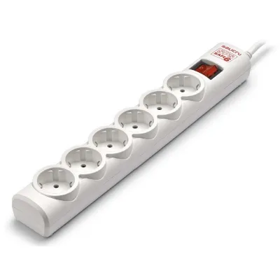 Regleta con interruptor Salicru SAFE 6/ 6 Tomas de corriente/