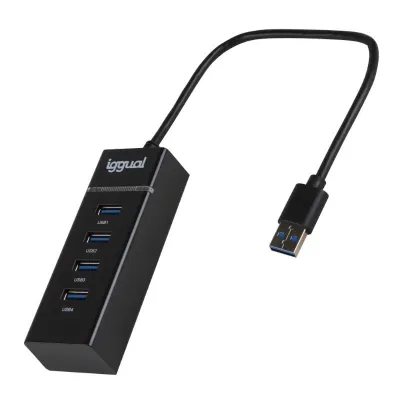 Iggual HUB USB 3.0 de 4x Puertos USB 3.0 para Iggual HUB USB 3.0 de 4x Puertos USB 3.0 para