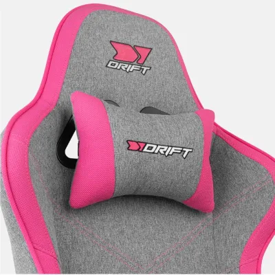 Drift DR90 Pro Silla Gaming Gris/Rosa