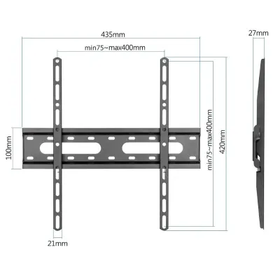 Iggual SPTV11 Soporte TV 32"/55" VESA 400x400 Max 50Kg Iggual SPTV11 Soporte TV 32"/55" VESA 400x400 Max 50Kg