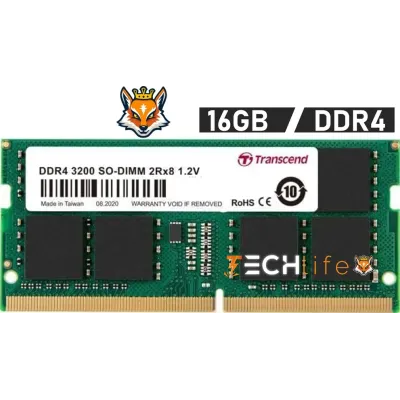 Transcend JetRam SO-DIMM DDR4 3200MHz 16GB CL22