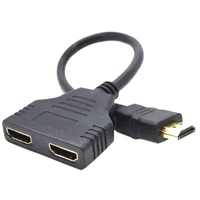 Gembird Cable HDMI 2.0 a 2x HDMI 2.0 Macho/Hembra Negro Gembird Cable HDMI 2.0 a 2x HDMI 2.0 Macho/Hembra Negro