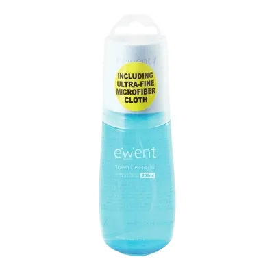Ewent EW5671 Kit de Limpieza para Pantallas Líquido 200ml + Ewent EW5671 Kit de Limpieza para Pantallas Líquido 200ml +
