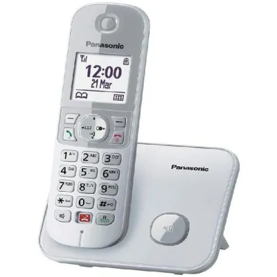 Panasonic KX-TG6851SP Teléfono Inalámbrico Plata