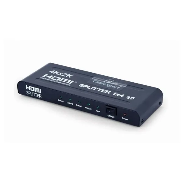 Gembird DSP-4PH4-02 Divisor de HDMI 4 Puertos Negro