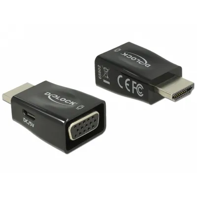 Delock adaptador hdmi-a macho vga hembra Delock adaptador hdmi-a macho vga hembra