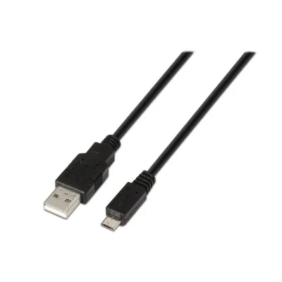 Aisens A101-0028 Cable Micro USB 2.0 a USB-A 1.8m Negro