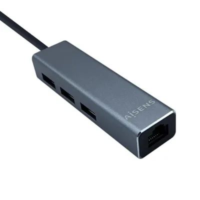 Aisens A106-0401 Hub USB 3.0 a Ethernet Gigabit/3x USB 3.0