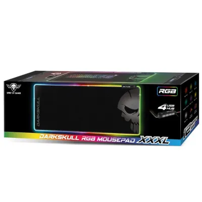 Spirit of gamer alfombrilla darkskull rgb+hub xxxl Spirit of gamer alfombrilla darkskull rgb+hub xxxl