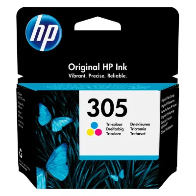 HP 305 Tricolor 3YM60AE - Cartucho de Tinta Original HP 305 Tricolor 3YM60AE - Cartucho de Tinta Original