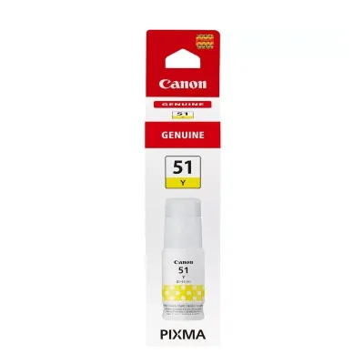 Botella de Tinta Original Canon GI-51/ Amarillo