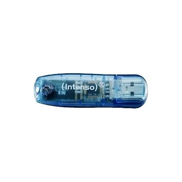 Intenso 3502450 lápiz usb rainbow line 4gb azul