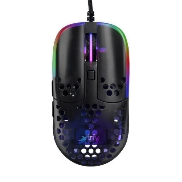Cherry Xtrfy MZ1 "Zy's Rail" RGB laterales Negro 6 Botones Mecánicos, 16000 ppp
