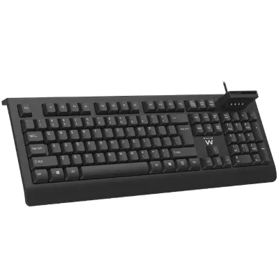 Ewent EW3286 Teclado Universal USB Qwerty Español Negro