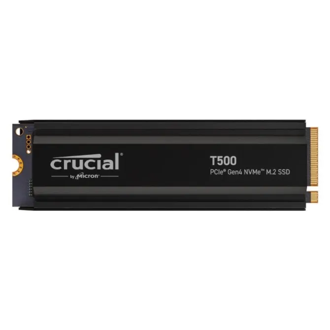 Crucial T500 1TB SSD PCIe Gen4 NVMe M.2 con Disipador
