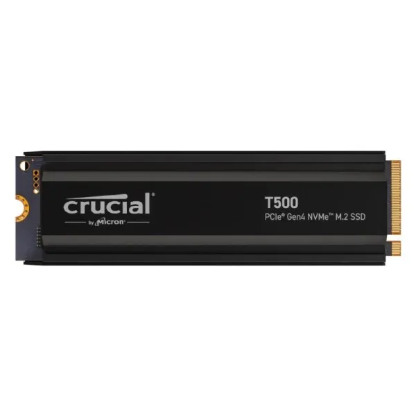 Crucial T500 1TB SSD PCIe Gen4 NVMe M.2 con Disipador