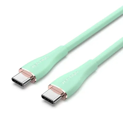 Vention TAWGH Cable USB-C Macho a USB-C Macho 2m Verde Silicona
