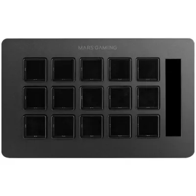 Mars Gaming MSD-ONE Control Deck Slim 15 Teclas Personalizables