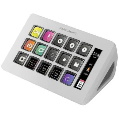 Mars Gaming MSD-ONE Control Deck Slim 15 Teclas Personalizables